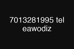 7013281995 tel eawodiz